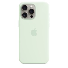 Чохол Silicone Case with MagSafe for iPhone 15 Pro Soft Mint