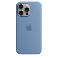 Чохол Silicone Case with MagSafe for iPhone 15 Pro Max Blue