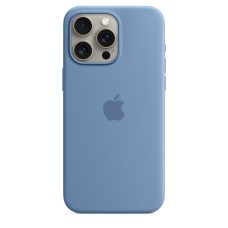 Чохол Silicone Case with MagSafe for iPhone 15 Pro Max Blue