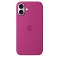 Чохол Silicone Case with MagSafe for iPhone 16 Plus Fuchsia