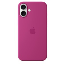 Чохол Silicone Case with MagSafe for iPhone 16 Fuchsia