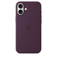 Чохол Silicone Case with MagSafe for iPhone 16 Plus Plum