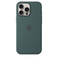 Чохол Silicone Case with MagSafe for iPhone 16 Pro Lake Green