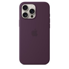 Чохол Silicone Case with MagSafe for iPhone 16 Pro Max Plum