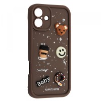Чохол HAPPY Donut Case для iPhone 16 Brown