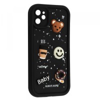 Чохол HAPPY Donut Case для iPhone 12 Black