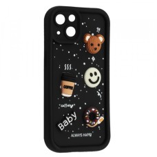 Чохол HAPPY Donut Case для iPhone 13 Black