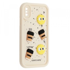 Чохол HAPPY Cookie Case для iPhone X / Xs White