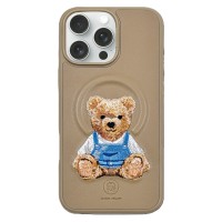 Чохол Zuck Bear Everley Leather Case with Magsafe iPhone 16 Pro Champaign Gold
