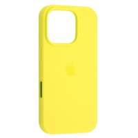 Чохол Silicone Case Full for iPhone 16 Pro Max yellow