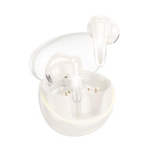 Бездротові Bluetooth навушники Hoco EW202 Magic true бездротовий headset BT 5.4 Milky white