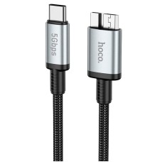 Кабель HOCO US10 excellent speed cable Type-C to Micro-B USB 3.0 0.5m Black