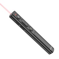 Лазерна указка HOCO GM201 Enjoy PPT page turning pen 2.4G 100m Type-C Black