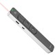 Лазерна указка HOCO GM202 Smart PPT page turning pen 2.4G 100m Type-C LCD 8H silver