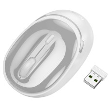 Комп'ютерна Миша Hoco GM34 Mystic six-button dual-mode business wireless mouse BT/2.4G metal gray