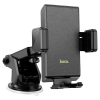 Автомобільний тримач Hoco H49 Precious push-type car holder (center console) Black