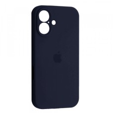 Чохол Silicone Case Full Camera для iPhone 16 midnight blue