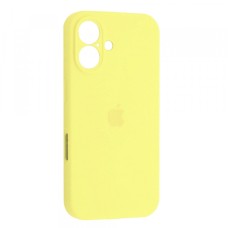 Чохол Silicone Case Full Camera для iPhone 16 mellow yellow