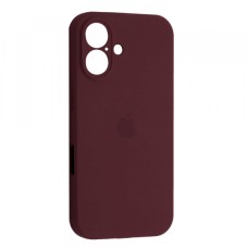 Чохол Silicone Case Full Camera для iPhone 16 plum