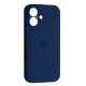 Чохол Silicone Case Full Camera для iPhone 16 deep navy