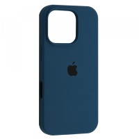 Чохол Silicone Case Full for iPhone 16 Pro Max blue cobalt