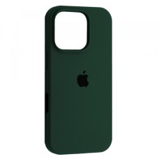 Чохол Silicone Case Full for iPhone 16 Pro cyprus green