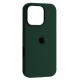 Чохол Silicone Case Full for iPhone 16 Pro cyprus green