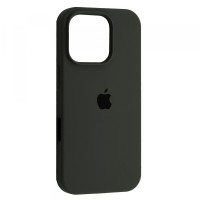 Чохол Silicone Case Full for iPhone 16 Pro Max forest green