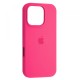 Чохол Silicone Case Full for iPhone 16 Pro hot pink