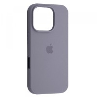 Чохол Silicone Case Full for iPhone 16 Pro Max lavander gray