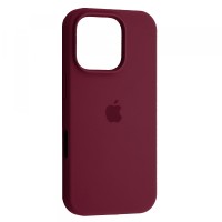 Чохол Silicone Case Full for iPhone 16 Pro marsala