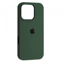 Чохол Silicone Case Full for iPhone 16 Pro pine green