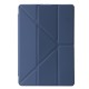 Чохол Logfer Origami Smart New pencil groove Case для iPad Pro 12.9 (2020 / 2021 / 2022) Midnight Blue