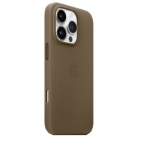Чохол для iPhone 16 Pro Max Leather with MagSafe Dark Gray