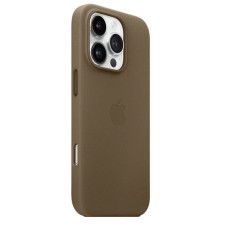 Чохол для iPhone 16 Pro Leather with MagSafe Dark Gray