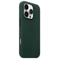 Чохол для iPhone 16 Pro Leather with MagSafe Forest Green (Fit Green)