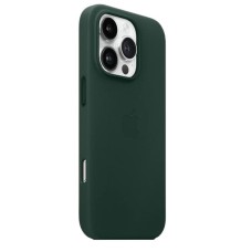 Чохол для iPhone 16 Pro Max Leather with MagSafe Forest Green (Fit Green)