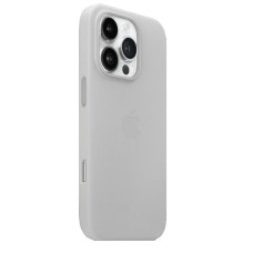Чохол для iPhone 16 Pro Leather with MagSafe Light Gray