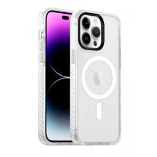 Чохол Frosted with MagSafe for iPhone 15 Plus White