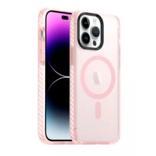 Чохол Frosted with MagSafe for iPhone 12 / 12 Pro Pink