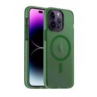 Чохол Frosted with MagSafe for iPhone 15 Pro Max Green