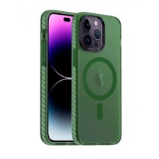 Чохол Frosted with MagSafe for iPhone 15 Plus Green