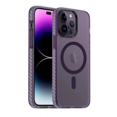 Чохол Frosted with MagSafe for iPhone 15 Plus Purple