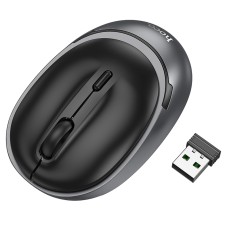 Комп'ютерна Миша Hoco GM34 Mystic six-button dual-mode business wireless mouse BT/2.4G Black