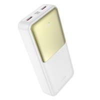 Повербанк портативний акумулятор Power Bank Hoco J136A Fast Charge 22.5W 20000 mAh White