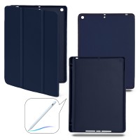 Чохол Smart Case + stylus (відділенням для Pencil) для iPad Air 3 10.5 (2019) / iPad Pro 2017 Dark Blue