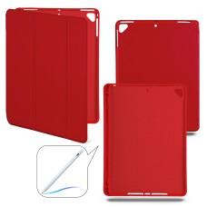 Чохол Smart Case + stylus (відділенням для Pencil) для iPad Air Red