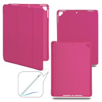 Чохол Smart Case + stylus (відділенням для Pencil) для iPad Air Rose Red
