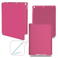 Чохол Smart Case + stylus (відділенням для Pencil) для iPad Air 3 10.5 (2019) / iPad Pro 2017 Rose Red