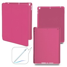 Чохол Smart Case + stylus (відділенням для Pencil) для iPad Air 3 10.5 (2019) / iPad Pro 2017 Rose Red